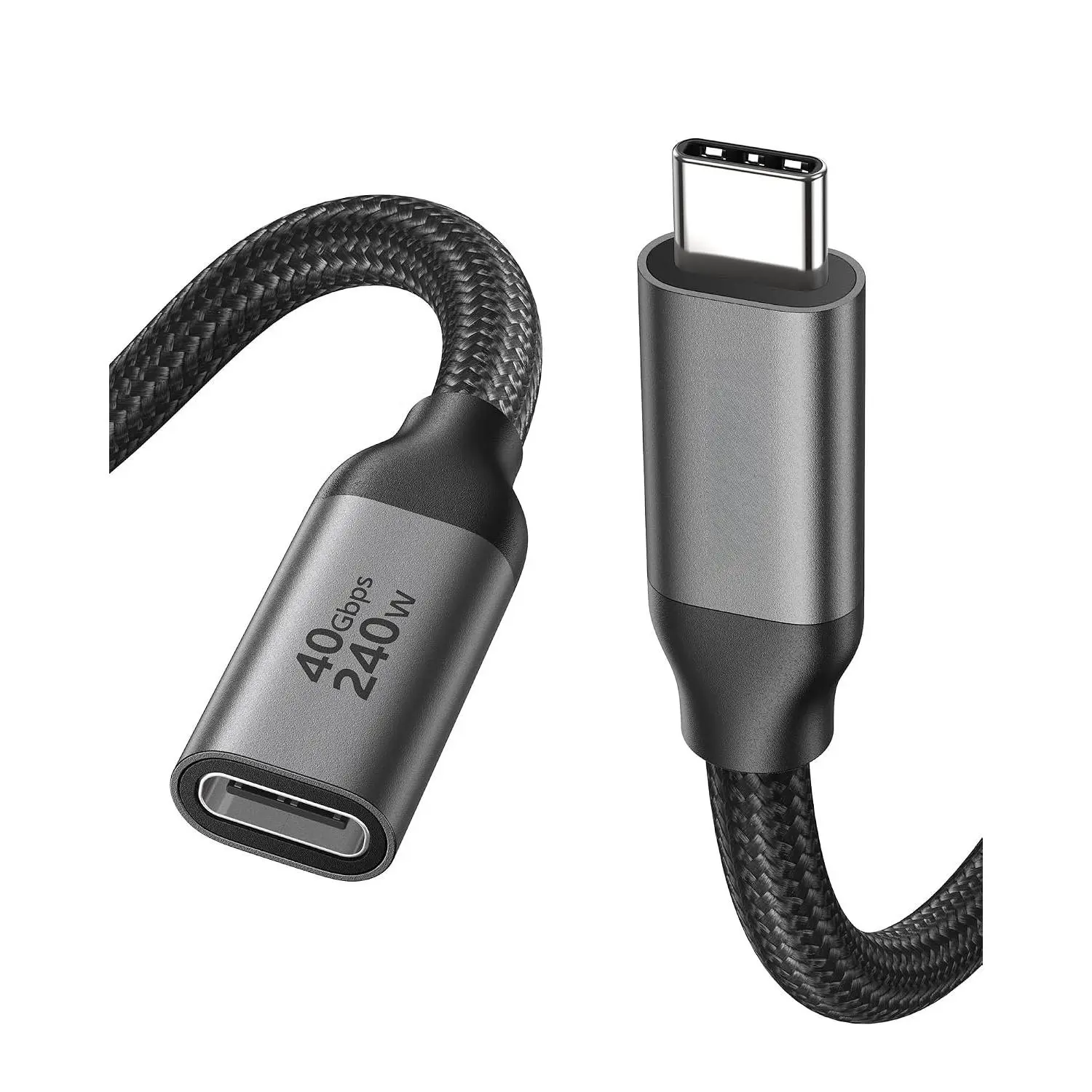 40Gbps USB4 USB C Extension  240W for Thunderbolt 4,1 FT