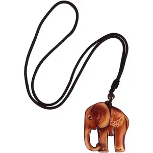 Elephant Necklace Beach   Pendant Necklace  Chain Clothes Accessories