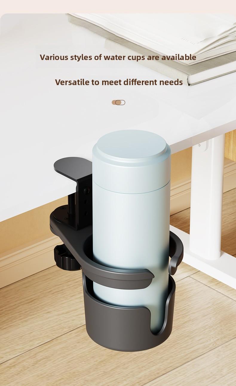Adjustable Height Cup Holder - Reinforced Base for Coffee, Milk Tea & Beverages
