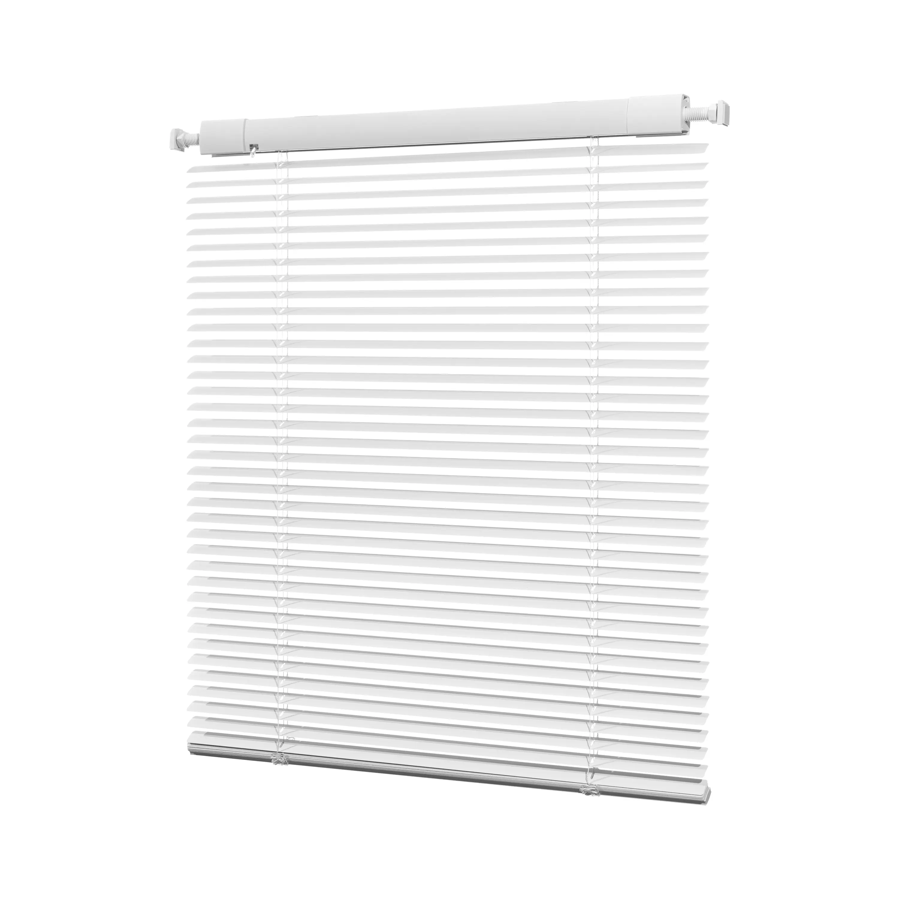 Pocageum No Drill Cordless Aluminum Venetian Blinds 64 Inch Long, 1" Mini Blinds for Tall Windows, Tool-Free Horizontal Blinds for Living Room Patio Door Floor-to-Ceiling, 22-46 in W
