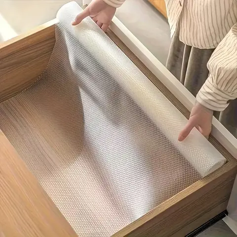 Cabinet Drawer Mat, Oil & Water Resistant, Waterproof, Stain Proof, Easy-Clean, Moisture-Proof Eva Material, Ideal for Kitchen Use, Easy to Clean