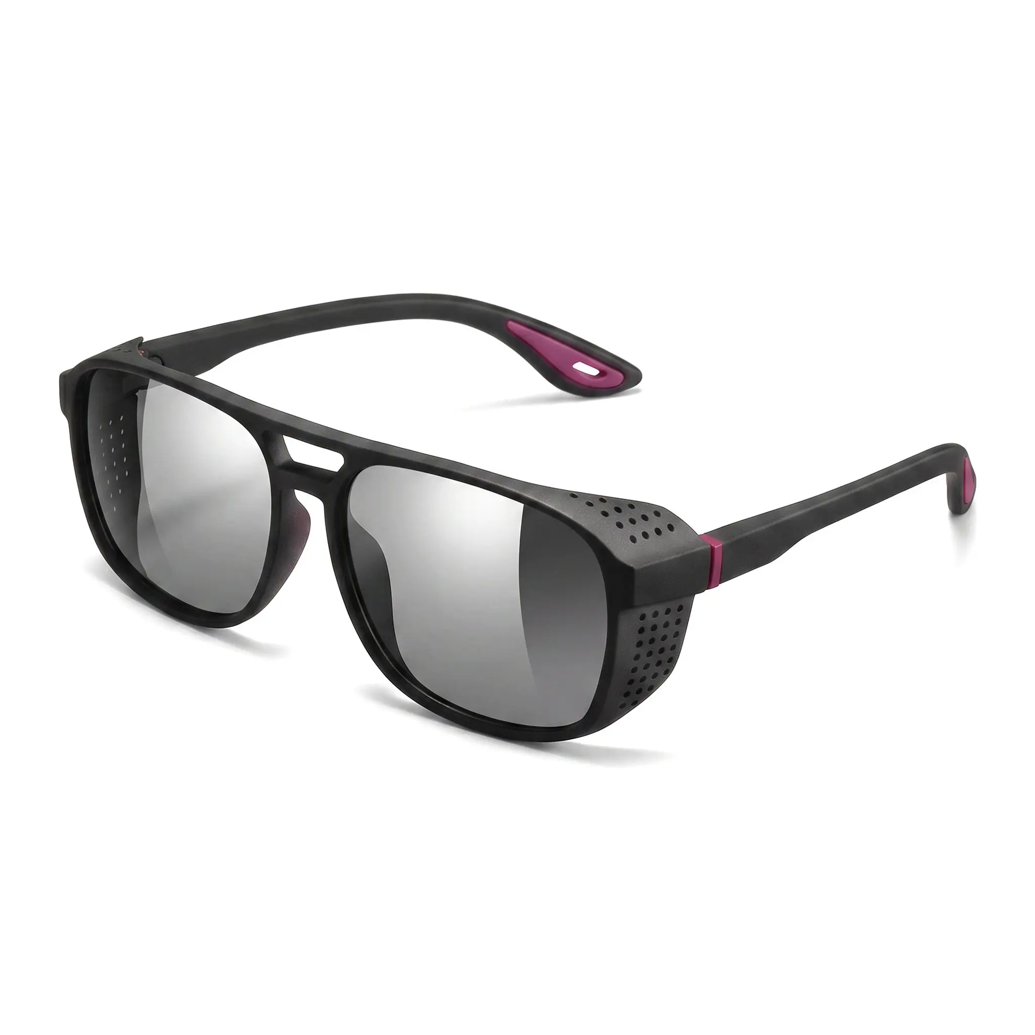 Polarized Polycarbonate Cycling Sunglasses for Male, Lightweight Wraparound UV400 Lens, Windproof, Sun Protection, Everyday Wear Essential Gear for Running Outdoor Sports