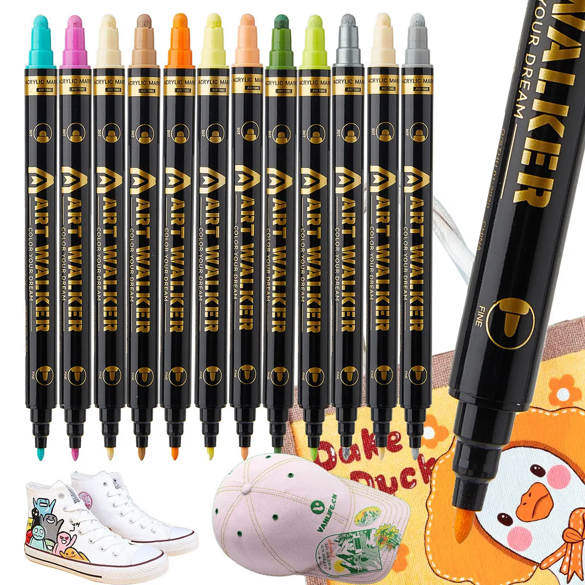 Dual-Ended Watercolor Pens Set, 12/24/36/48/60/72 Colors, Vibrant Ink, Fast-Drying, Ideal for DIY Art, Student Gifts, Return-To-School Season