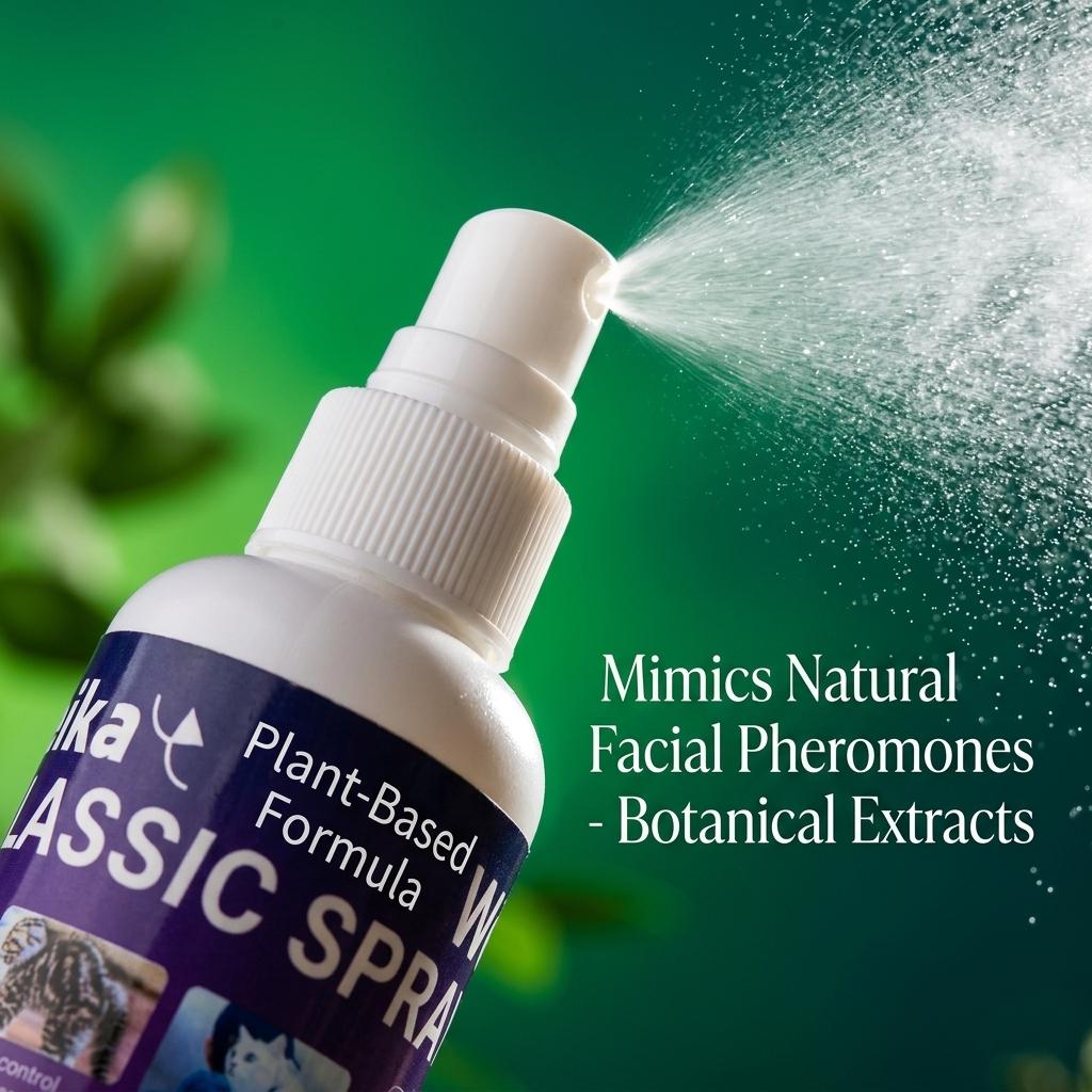 Paika Pet Emotion Spray, Calming Aroma for Dogs & Cats, Stress Relief Mist, Natural Ingredients, Safe for Daily Use, Ideal Gift for Pets