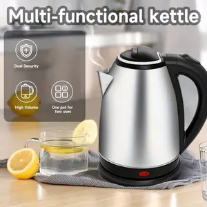 1.7L Electric Kettle, Stainless Steel Tea Kettle with Fast Boil, BPA-Free Design, Auto Shut-Off and Boil-Dry Protection for Tea and Coffee