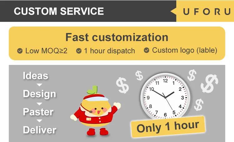 UFORU US Stock Modern Plastic Cereals Storage Rotating Dispenser 360° Large Airtight Rice Container Food Storage Box With Lid For Kitchen Pantry Organization