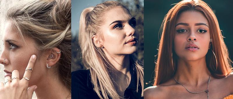 Besteel 12Pcs Septum Rings 16G Daith Earrings Nose Rings Hoop Stainless Steel CZ Opal Cartilage Helix Tragus Earrings Septum Clicker Piercing Jewelry Silver Black Rose Gold Butterfly Beautiful