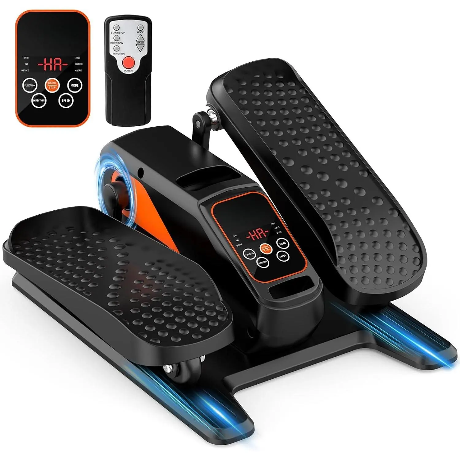 Under Desk Elliptical Machine, Electric Elliptical as Seen  TV for Seniors Adults with 15 Adjustable Speed, Quiet & Portable Electric Seated Pedal Exerciser for  Office