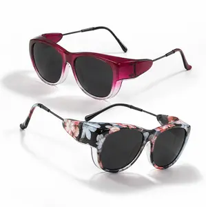 IF8010 Polarized Fit Over Sunglasses, Lightweight Driving Shades, 54 Millimeters
