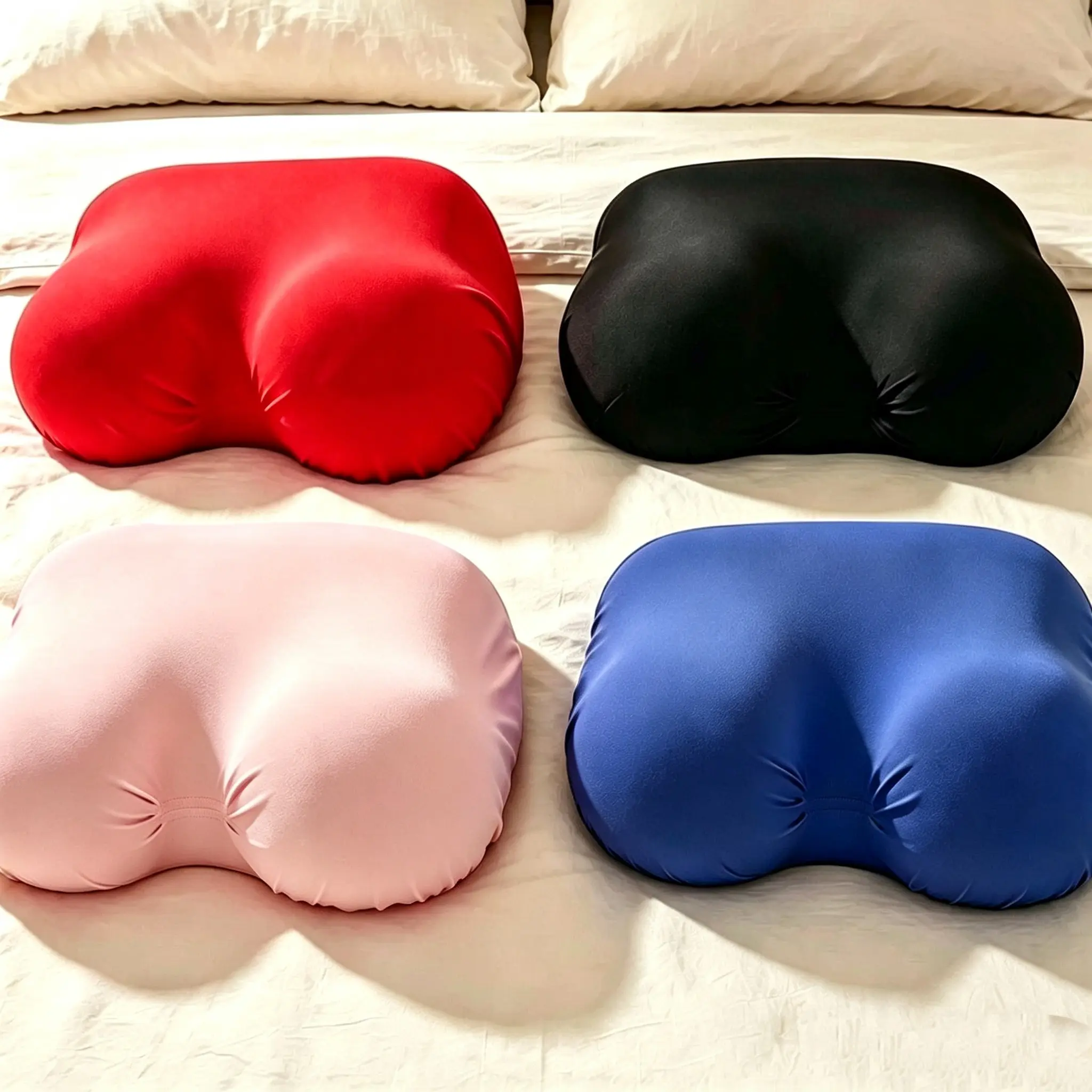 Ergonomic Chest Pillow, Memory Foam Body Support Cushion, Washable Zipper Design, Ideal for Home, Office, Travel, Neck & Back Relief