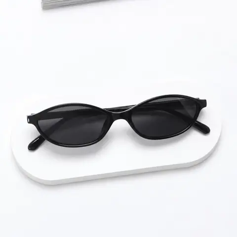 Women's Vintage Oval Frame Glasses, Trending Glasses, Trendy Casual Stylish Glasses for Everyday Use, Fashion Accessories for Outdoor Activities, Trendy Beach Eyewear