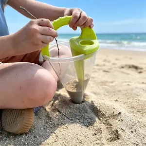 Portable Handheld Beach Sand Funnel Toy Kids Outdoor Sand Spark Flowing Sand Play Toy Summer Beach Sandcastle Making Toy For Children