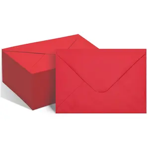 A7 Invitation Envelopes, 5x7 Sealed Envelopes, Ideal for Graduation, Parties, Weddings, Reply Cards, Available in Sets of 5/10/20/50/100