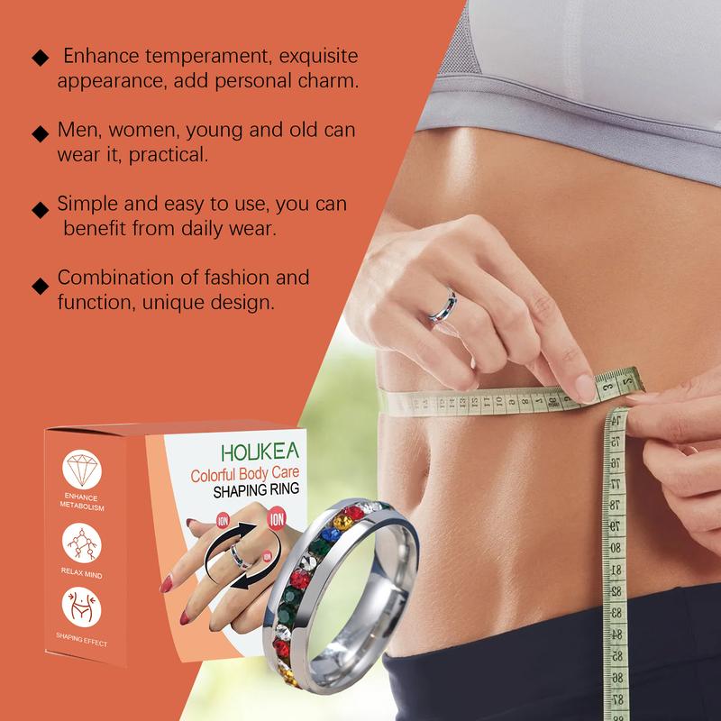 Houkea Colored Ring A beautiful and simple accessory for body care, daily fashion trend, and trendy jewelry.