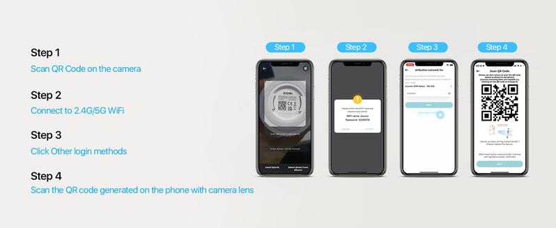 ZOSI 4MP 2 Way Video Security Camera, C519M 360° View HD Monitor, Plug-in 2.4G/5G Dual-Band WiFi Smart Home Indoor Cam,One-Touch Call,Human Detection,Pan/Tilt,Cloud & Memory Card Storage Recording Night Vision Privacy Mode