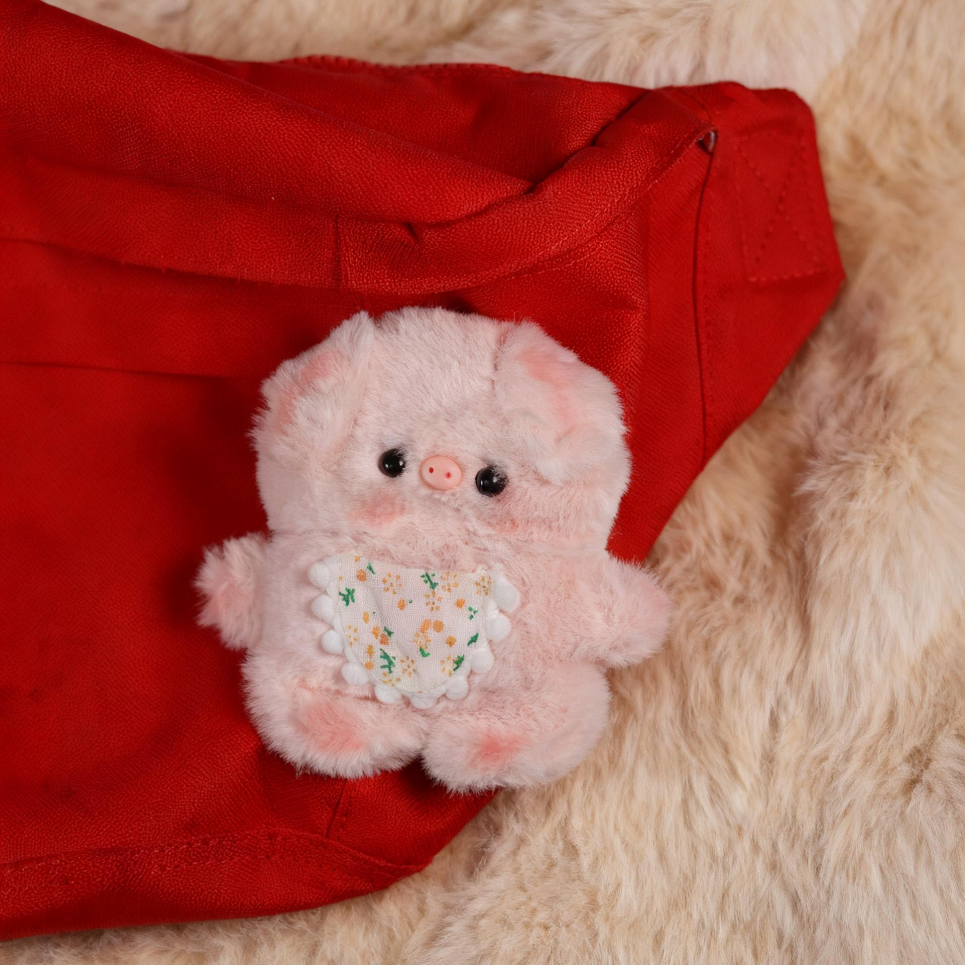 Autumn Winter Plush Cute Aesthetic Cartoon Pig Earphone Case, AirPods Pro Bluetooth-compatible Protector, 2nd 3rd Gen AirPods 4/3 Gift, Anti-Drop Women's Shell