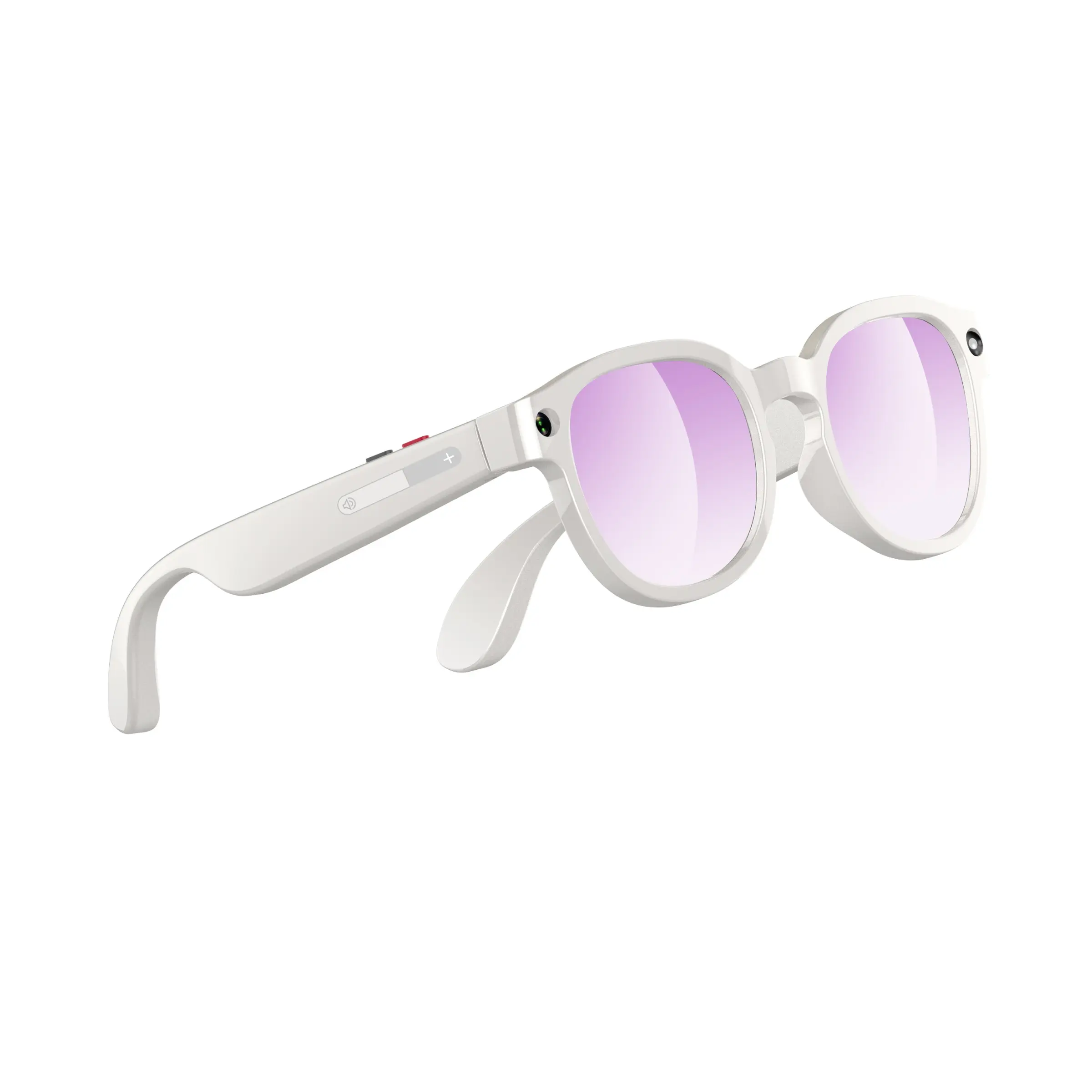 Multifunctional AI Camera Glasses, 2MP Camera, Bluetooth-compatible Music, Real-Time Translation, Smart Object Recognition, Replaceable Lenses, Smart Glasses with Camera, AI Camera Glasses, Wearable Tech Glasses, Wireless Translation Glasses