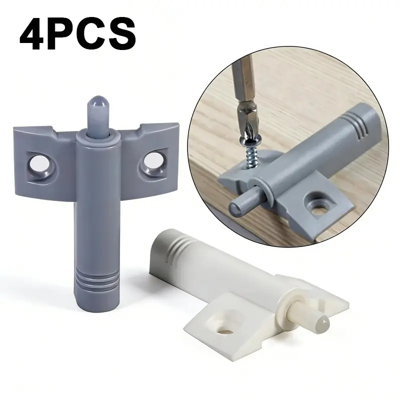 4-Pack Cabinet Door Silent Dampener Buffer, Effective Anti-Collision Soundproof Shock Absorber for Kitchen & Wardrobe Doors, Home Improvement Essentials