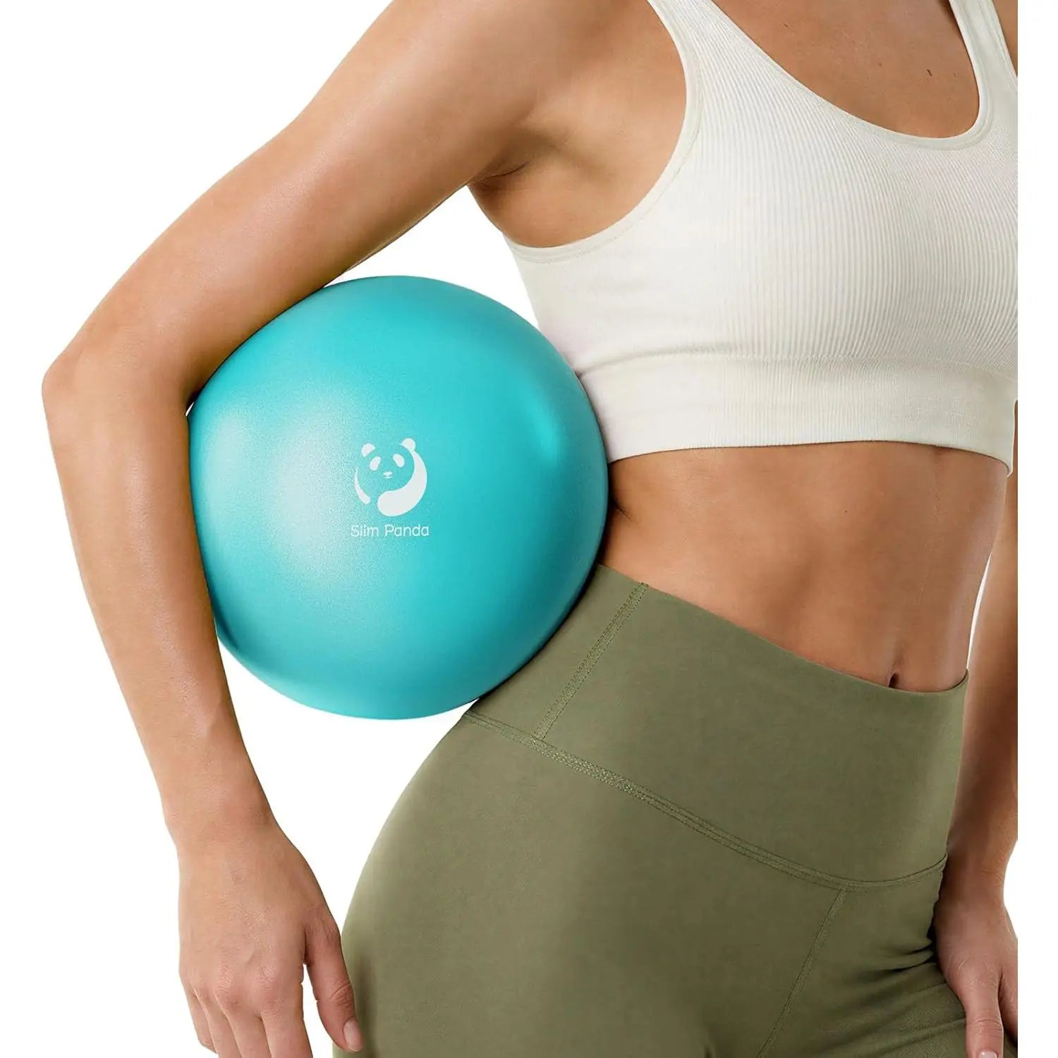 9 Inch Small Exercise Ball, Anti Burst Mini Yoga Ball for Stability, Workout, Barre, Core Strength, Physical Therapy, Balance, Stretching