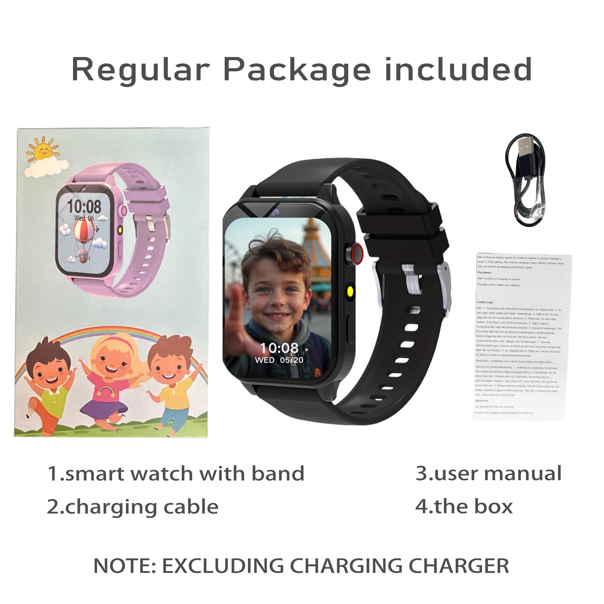 Children Activity Tracker Watch for Ages 3-14, Smartwatch with Pedometer, Sleep Monitor, Camera, LED Flashlight, Educational Games