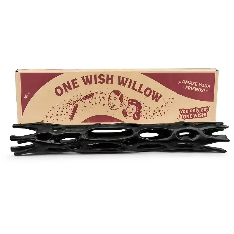 1set Wish Willow Branch Magic Wand, 3D Printed Willow Tree Staff, Suitable for Festive Decoration, Christmas, Easter Party, Themed Movie Decor And Gifts, Also an Ancient Legend Accessory