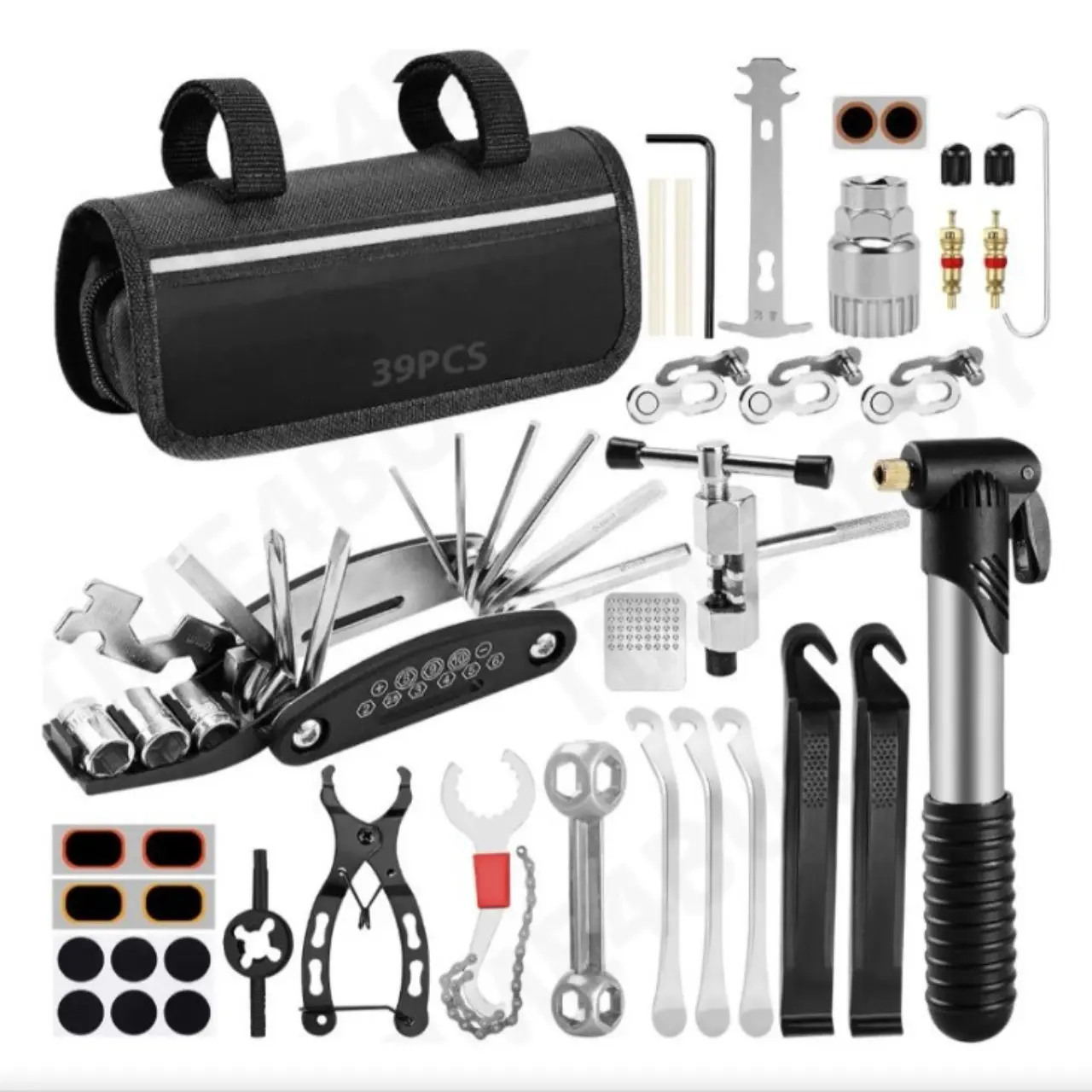Bestselling 39-Piece Bicycle Repair Kit, Mountain Bike Maintenance Tools Set, Essential Cycling Accessories for Riders