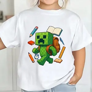 Gamer Back to School Youth T-Shirt – Minecraft-Inspired Bundle Design, Fun Pixel Graphic for Boys and Girls