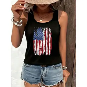 Women'S Tank Tops 4th Of July USA Flag American Flag United States Of America 4th Of July,Graphic Tees Women,Gym,Workout Tops,Summer Outfits For Women,Going Out Tops Women,Vacation Outfits Women