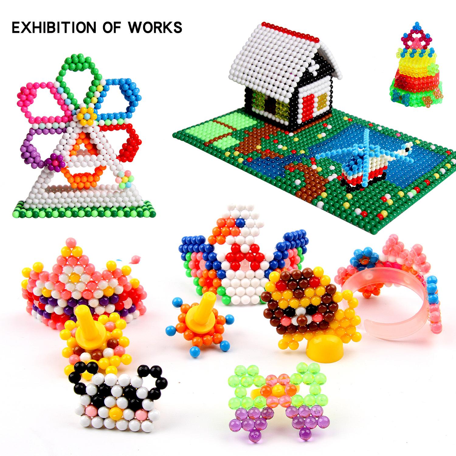 With CE Puzzle Luminous Luminous Puzzle 5mm Puzzle Set Handmade DIY Water-soluble Puzzle Toys