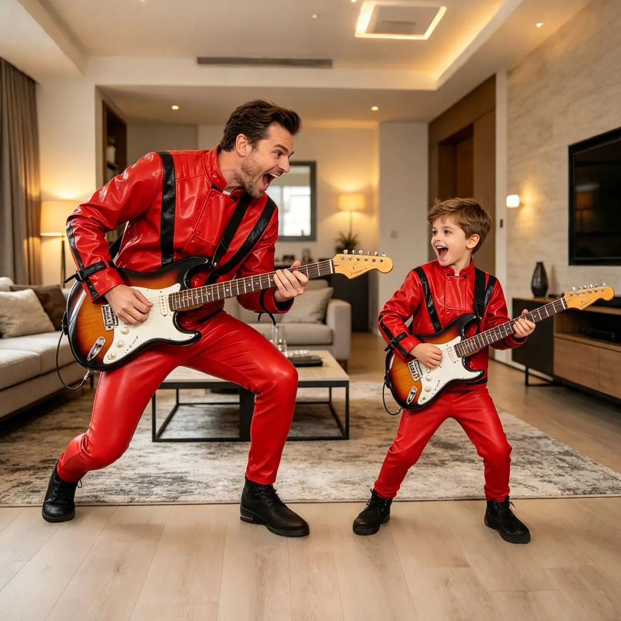 Viral Kids Adults MJ Costume Women Men Matching 80s 90s Pop Star Cosplay Outfit for Boys Girls Family Halloween Trick or Treat & School Talent Show Stage Performance