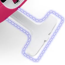 Lash Fan Mini Portable Eyelash - Handheld for Eyelash Extensions Rechargeable USB C Air Cooling Blower Fan with Built in Sponge Lash Extension Application(Red)