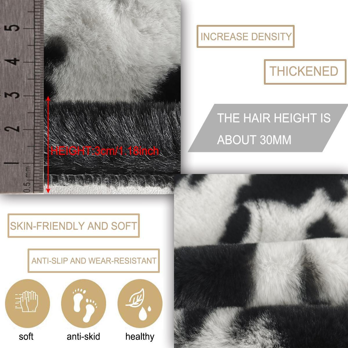 Cow Print Area Rug, Animal Printed Rug, 1 Count Non-slip Soft Floor Mat, Decorative Carpet for Home Living Room Bedroom, Home Decor