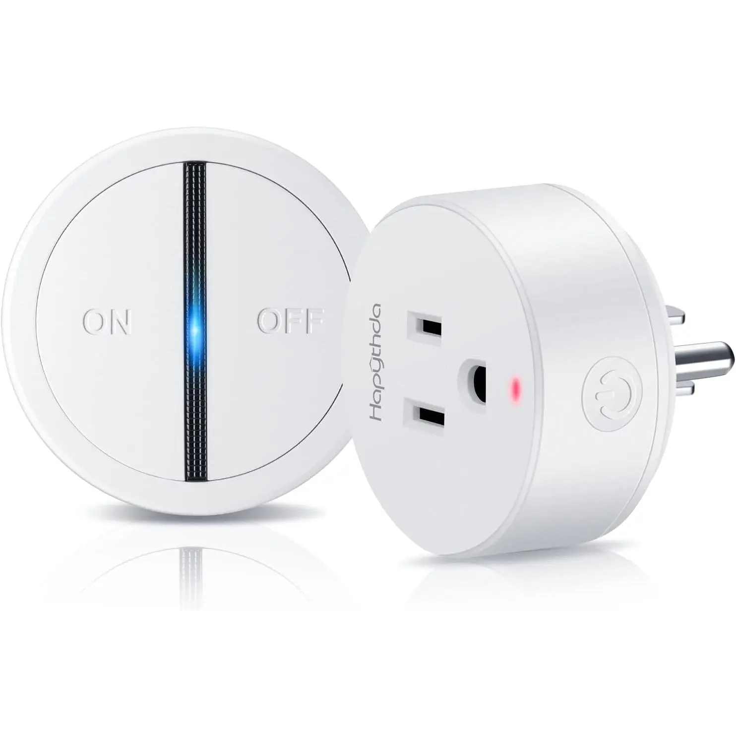 Wireless Garbage Disposal Switch Button, 15A/1500W/4000V Anti-Surge, 500ft RF Range Magnetic Base Smart Plug