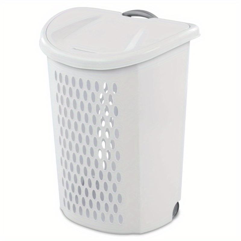 Sterilite Ultra™ Wheeled Hamper Plastic Adult, White