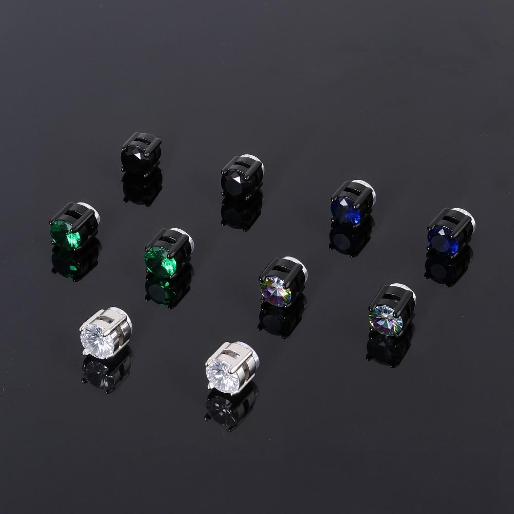 5 Pairs Stainless Steel Magnetic Earrings Set for Men Women 5-7MM Round CZ Unisex Magnet Earrings Set Hypoallergenic Non-Piercing Ear Clips Fake Earrings Trend Jewelry Hypoallergenic 5 Pairs Stainless Steel Magnetic Earrings Set for Men Women 5-7MM Round CZ Unisex Magnet Earrings Set Hypoallergenic Non-Piercing Ear Clips Fake Earrings Trend Jewelry Hypoallergenic