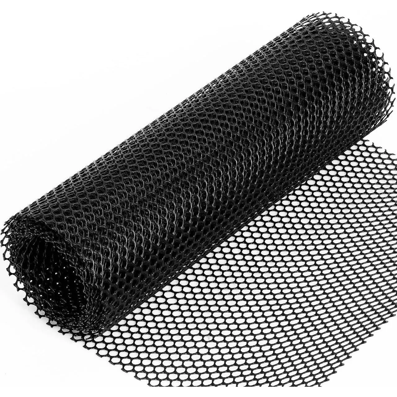 Plastic Chicken Wire Fencing 12'' x 10ft Black Chicken Wire Mesh Fence Poultry Netting for Crafts, Plastic Garden Fencing, Floral Chicken Wire