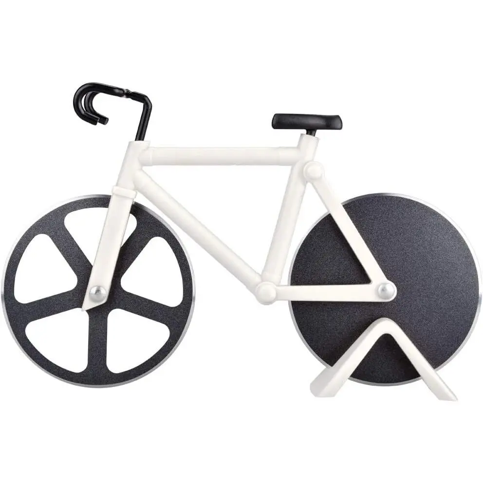 Pizza  Wheel,Non-stick  Pizza Slicer,Stainless Steel  Wheels With a Stand for Pizza Lovers, Housewarming Gifts Cool Kitchen Gadget Cool Men's