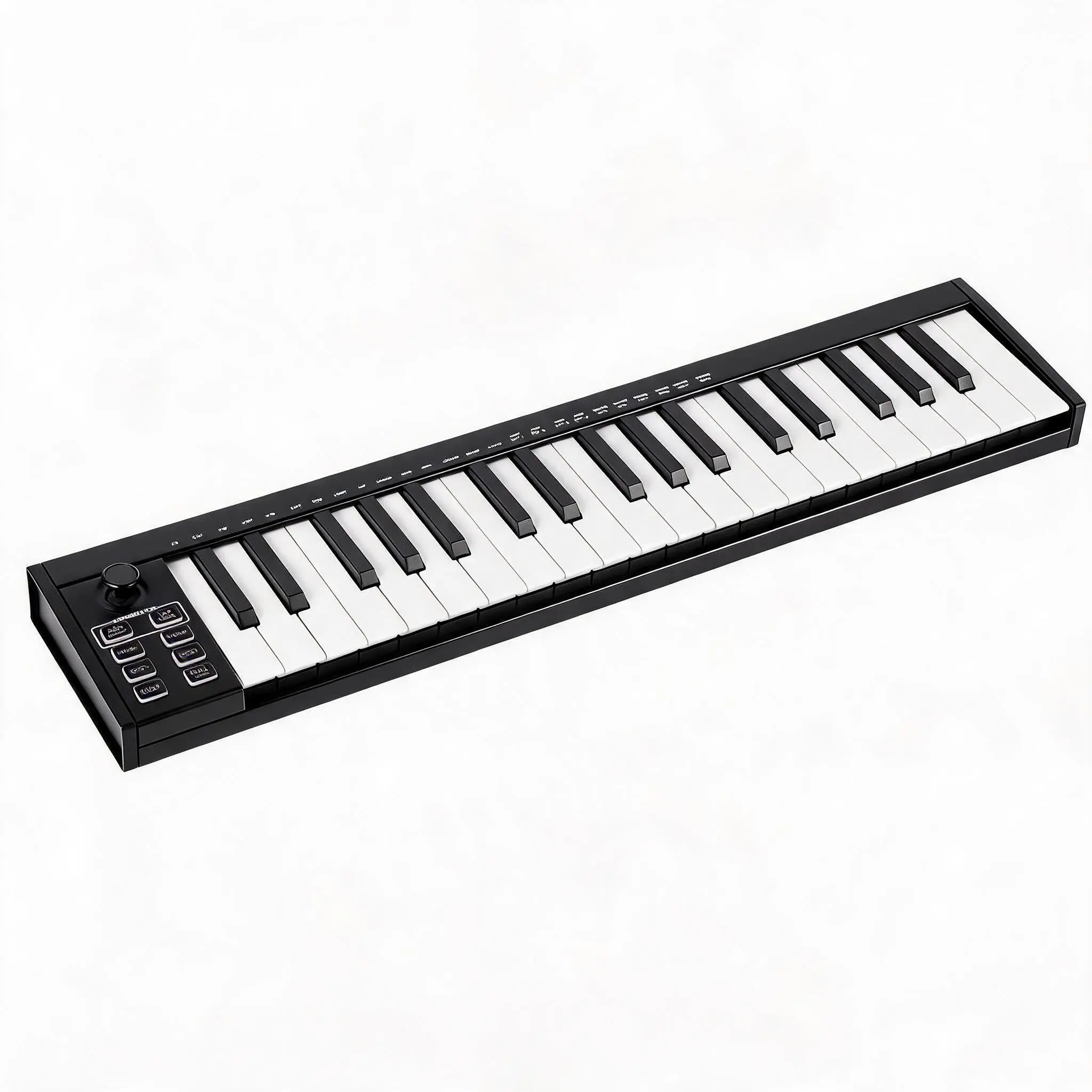 37-Key USB MIDI Keyboard Controller – DAW Integration, 8 Drum Pads, OLED Display, Chord & Scale Modes, Arpeggiator – Ideal for Professional & Home Music Production, Includes Software Bundle