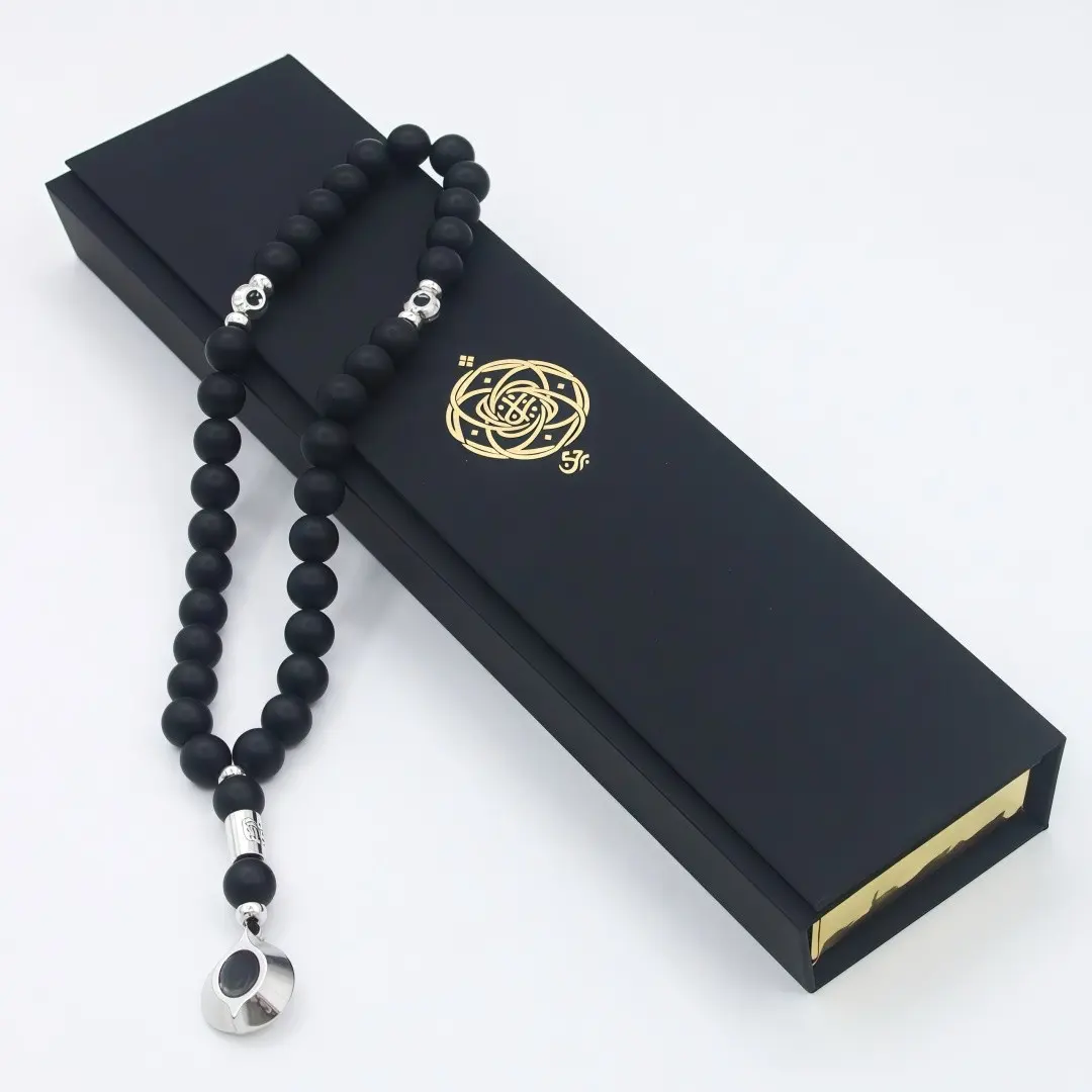 Stone 10mm 33 Beads Luxury Prayer Mala Box Set, High-Quality Handmade Buddhist Jewelry Gift, Perfect for Meditation & Daily Use