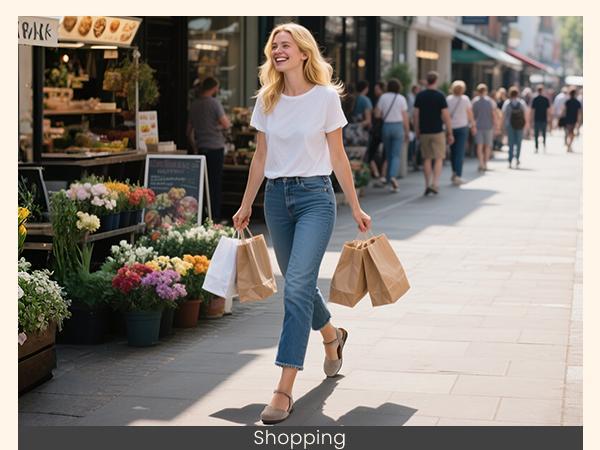 Athlefit Women's Closed Toe Sandals Comfort Cork Footbed Arch Support Flat Sandals Footwear Walking Shoes Black Summer