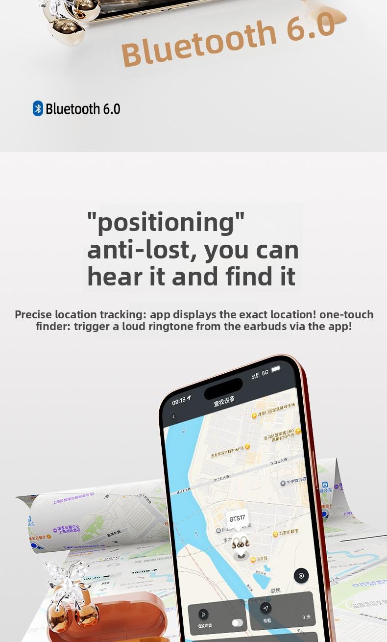 2026 Hot-Selling Retro Camera Style Bluetooth Earphones, True Wireless Clip-On, High-Quality Sound, Noise Reduction for Calls, Compact and Portable