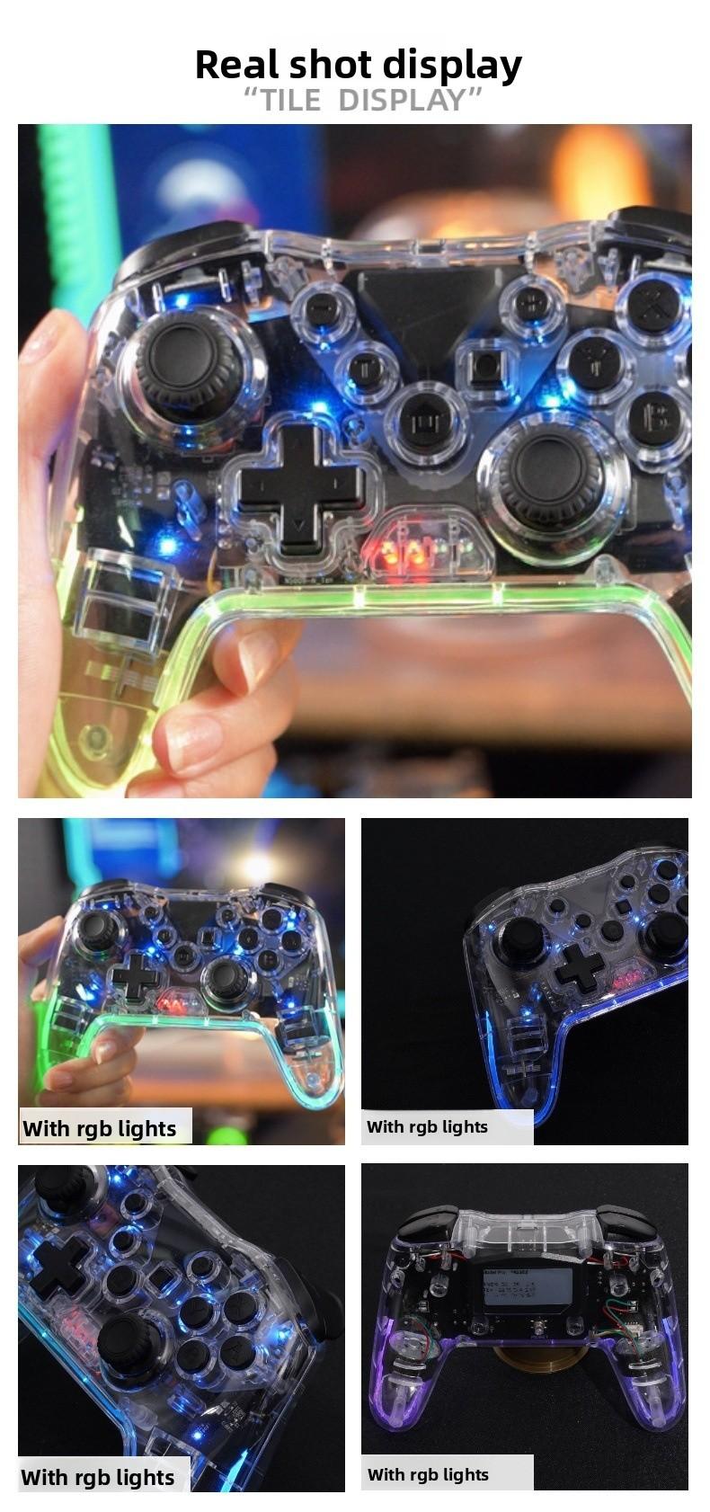 Wireless Bluetooth Dual Controller for Switch PC Steam Android iOS Gamepad