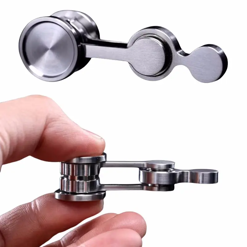 Premium Stainless Steel Pendulum Fidget Spinner - Foldable EDC Design, Oddly Satisfying Pendulum Spin, Mesmerizing Motion, Peace of Mind Mindfulness Aid, Stress Relief Toy, House Decoration, Anxiety Relief, Tactile Play