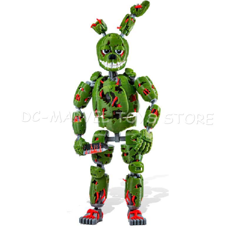 In Stock 3d Printed Five Nights At Freddy'S 3 Springtrap T13 Multi-Jointed Movable Shapeshift Action Figure Toys