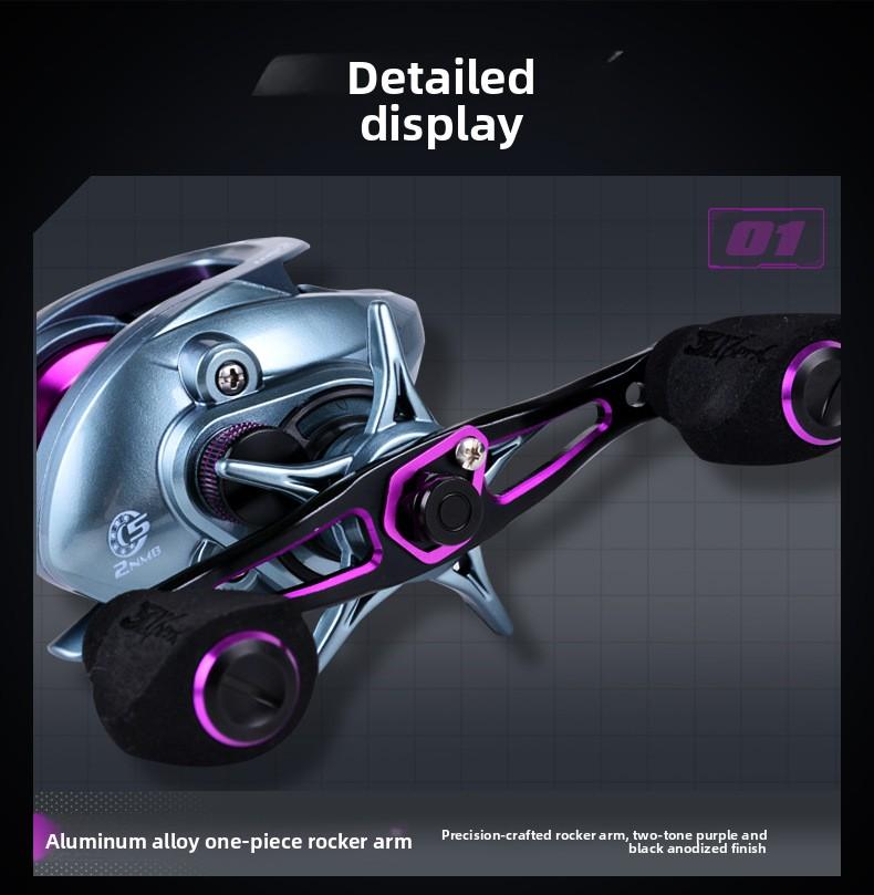 Ultralight Carbon BFS Baitcasting Reel, Magnetic Brake Anti-Backlash Long Cast Versatile Fishing Reel for Bass Trout Ultralight Carbon BFS Baitcasting Reel, Magnetic Brake Anti-Backlash Long Cast Versatile Fishing Reel for Bass Trout