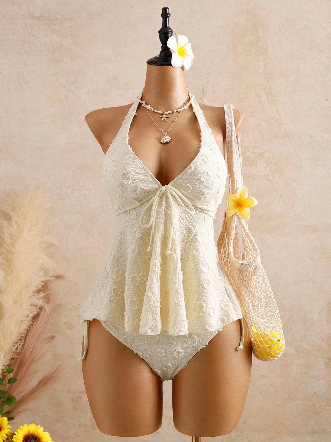 Women's Fashion Tankini Swimsuit, Stylish Two-Piece Swimwear, Comfortable Beachwear, Perfect for Pool Parties and Vacations suit with Tummy Control