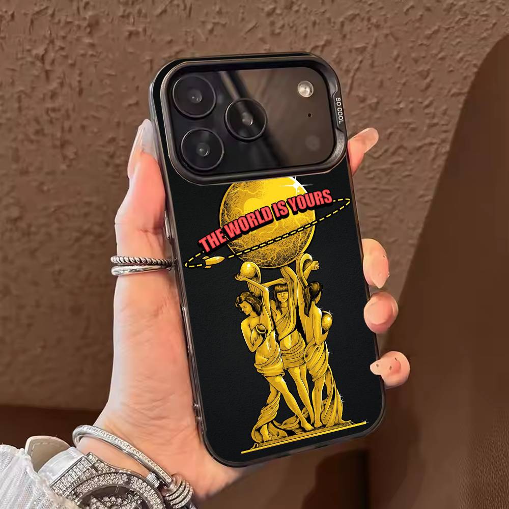 Classic Movie Scarface  Phone Case For iPhone 17,16,15,14,13,12,11,Pro Max,Plus Candy Silver Cover