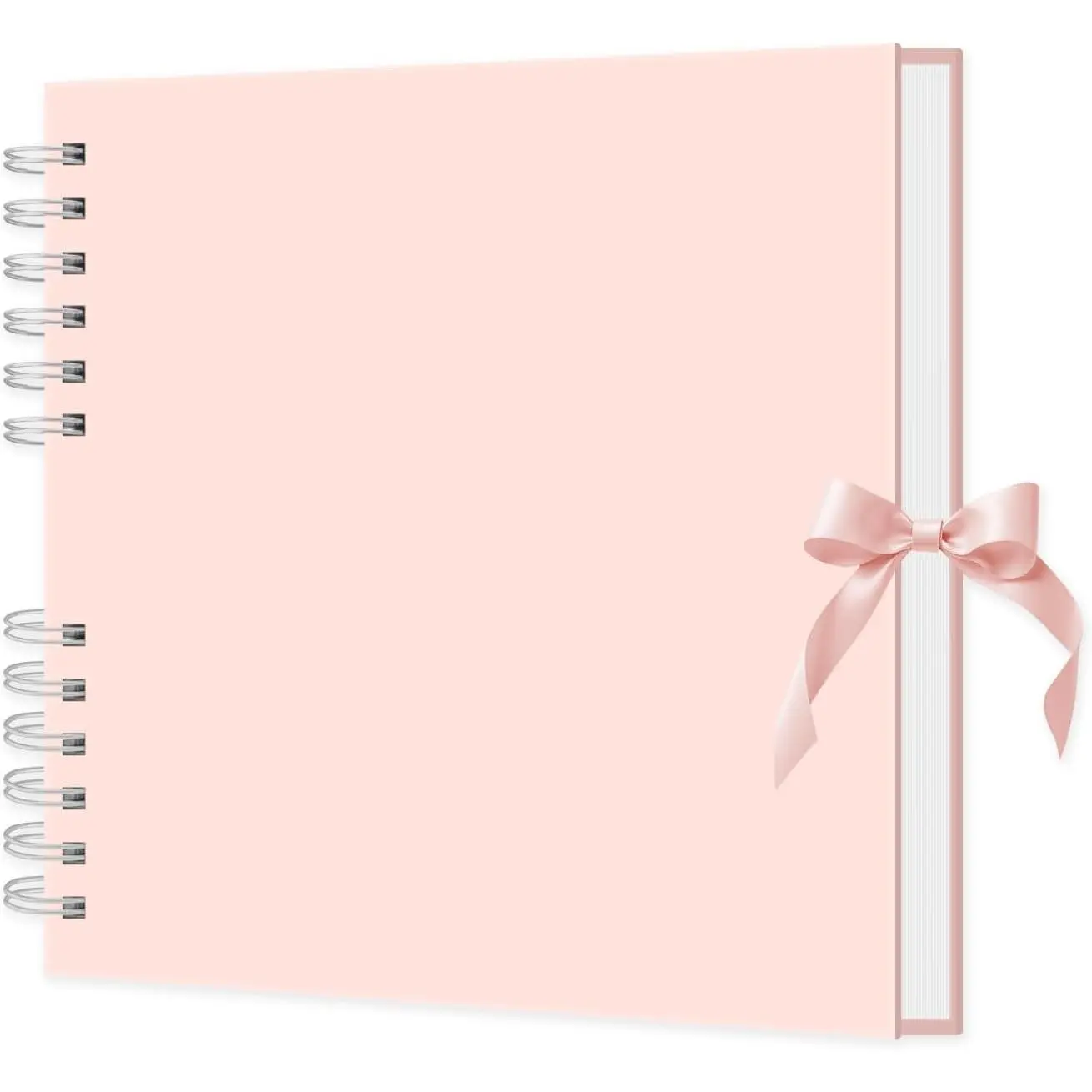 Scrapbook Album, 8 x 8 Inch Scrap book, 60 Brown Blank Pages Scrapbooks, Hardcover Photo Album Scrapbook,  Paper Memory Book, Traveling, Birthday & Holiday Gifts.