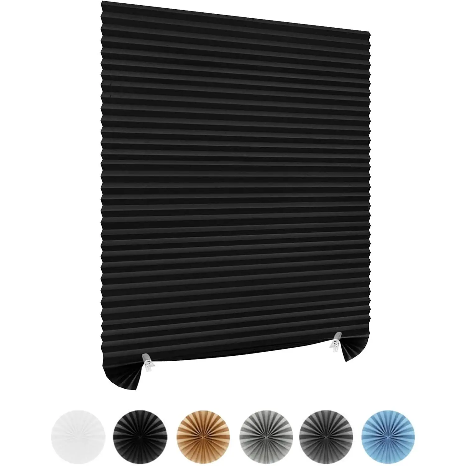 Window Blinds No Cut to Size Stick On Temporary Paper Shades