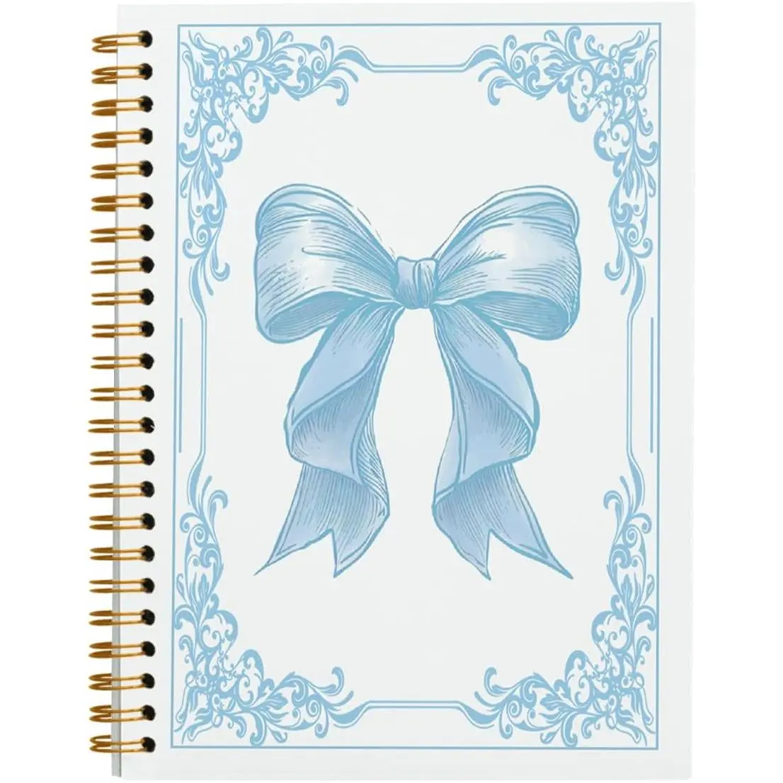 Bow  Notebook Journal, Preppy Notebook, Girly Notebook